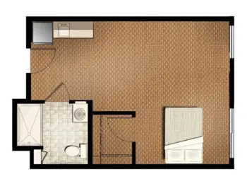 Floorplan of Morningstar at Arcadia, Assisted Living, Phoenix, AZ 6