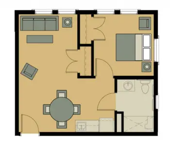 Floorplan of Morningstar at Arrowhead, Assisted Living, Glendale, AZ 2