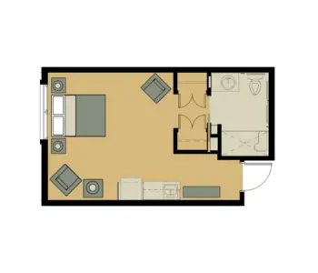 Floorplan of Morningstar at Arrowhead, Assisted Living, Glendale, AZ 4