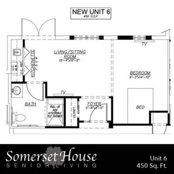 Floorplan of Somerset House, Assisted Living, Vero Beach, FL 11