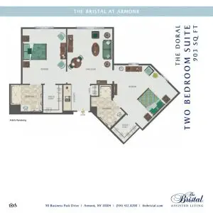 Floorplan of The Bristal at Englewood, Assisted Living, Englewood, NJ 5
