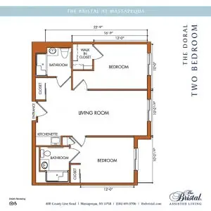 Floorplan of The Bristal at Englewood, Assisted Living, Englewood, NJ 16