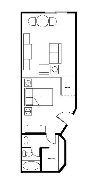 Floorplan of Westborough Royale, Assisted Living, South San Francisco, CA 4