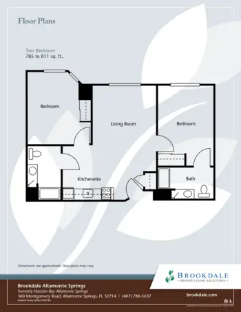 Floorplan of Brookdale Altamonte Springs, Assisted Living, Altamonte Springs, FL 4