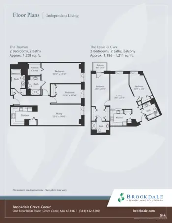 Floorplan of Brookdale Creve Coeur, Assisted Living, Saint Louis, MO 4