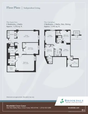 Floorplan of Brookdale Creve Coeur, Assisted Living, Saint Louis, MO 5