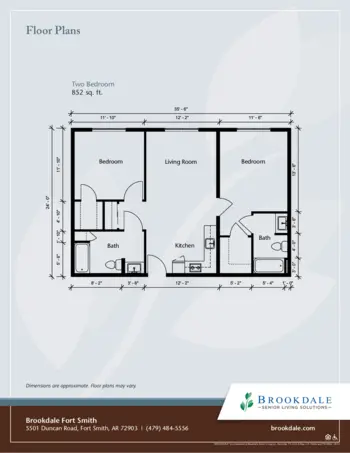 Floorplan of Brookdale Fort Smith, Assisted Living, Fort Smith, AR 3