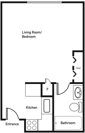Floorplan of Brookstone Estates of Tuscola, Assisted Living, Tuscola, IL 4