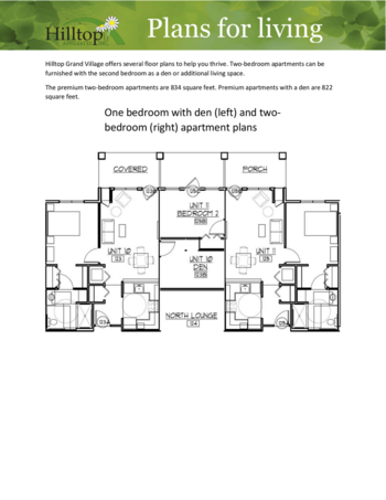 Floorplan of Hilltop of Pepper, Assisted Living, Wisconsin Rapids, WI 3