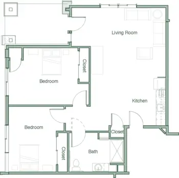 Floorplan of Legacy House of Centennial Hills, Assisted Living, Memory Care, Las Vegas, NV 1