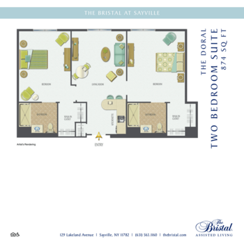 Floorplan of The Bristal at Sayville, Assisted Living, Sayville, NY 7