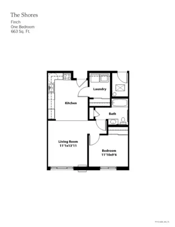 Floorplan of The Shores, Assisted Living, Memory Care, Pleasant Hill, IA 4
