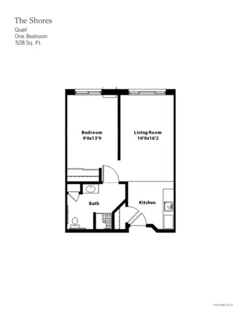 Floorplan of The Shores, Assisted Living, Memory Care, Pleasant Hill, IA 12