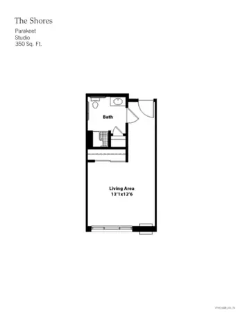 Floorplan of The Shores, Assisted Living, Memory Care, Pleasant Hill, IA 15
