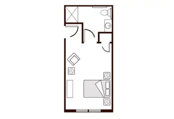 Floorplan of Amber Ridge Memory Care, Assisted Living, Memory Care, Moline, IL 4
