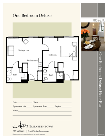 Floorplan of Atria Elizabethtown, Assisted Living, Elizabethtown, KY 3