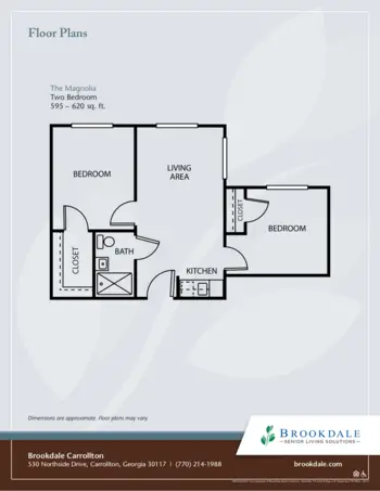 Floorplan of Brookdale Carrollton, Assisted Living, Carrollton, GA 3