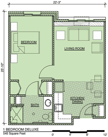 Floorplan of Clarence Assisted Living, Assisted Living, Clarence, IA 2