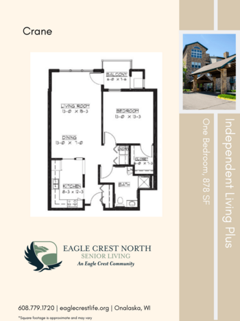 Floorplan of Eagle Crest North, Assisted Living, Memory Care, Onalaska, WI 8