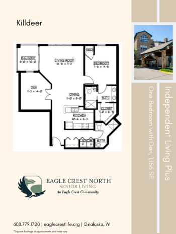 Floorplan of Eagle Crest North, Assisted Living, Memory Care, Onalaska, WI 14