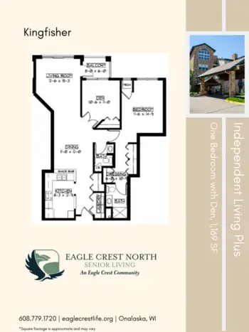 Floorplan of Eagle Crest North, Assisted Living, Memory Care, Onalaska, WI 15