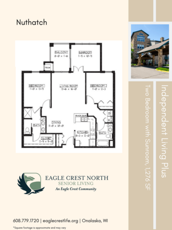Floorplan of Eagle Crest North, Assisted Living, Memory Care, Onalaska, WI 17