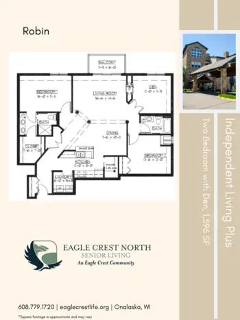 Floorplan of Eagle Crest North, Assisted Living, Memory Care, Onalaska, WI 19