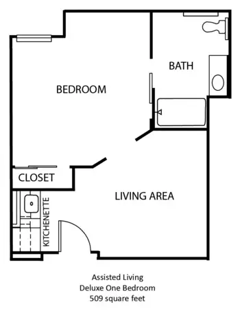 Floorplan of Martin Crest, Assisted Living, Memory Care, Weatherford, TX 1