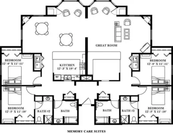 Floorplan of Regent at Burnsville, Assisted Living, Memory Care, Burnsville, MN 1