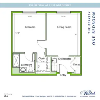 Floorplan of The Bristal at East Northport, Assisted Living, East Northport, NY 2