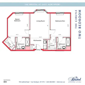 Floorplan of The Bristal at East Northport, Assisted Living, East Northport, NY 3