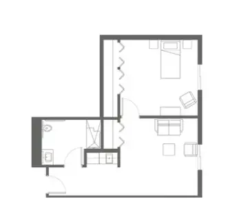 Floorplan of The Residences of United Homecare, Assisted Living, Miami, FL 1