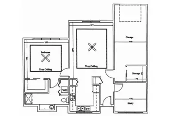 Floorplan of The Terrace at Priceville, Assisted Living, Memory Care, Decatur, AL 3