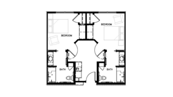 Floorplan of The Village at Mariner's Point, Assisted Living, East Haven, CT 2