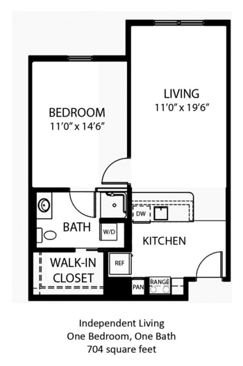 Floorplan of The Waterford at Richmond Heights, Assisted Living, Cleveland, OH 3