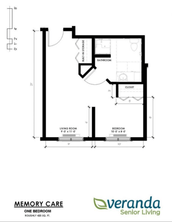 Floorplan of Veranda at Paramount, Assisted Living, Memory Care, Meridian, ID 7