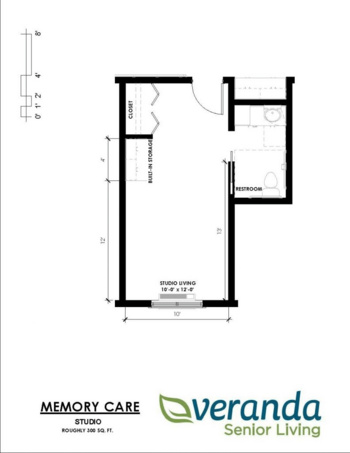 Floorplan of Veranda at Paramount, Assisted Living, Memory Care, Meridian, ID 10