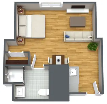 Floorplan of Belleview Suites at DTC, Assisted Living, Memory Care, Denver, CO 2