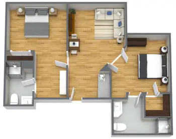 Floorplan of Belleview Suites at DTC, Assisted Living, Memory Care, Denver, CO 5