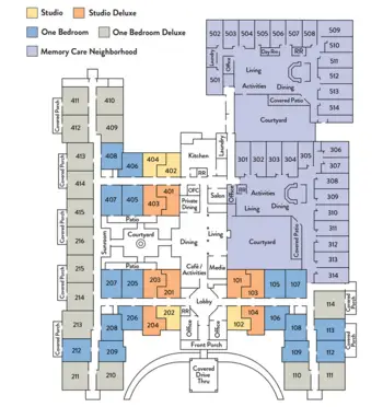 Floorplan of Benton House of Raymore, Assisted Living, Memory Care, Raymore, MO 3