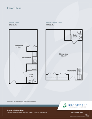 Floorplan of Brookdale Mankato, Assisted Living, Mankato, MN 1