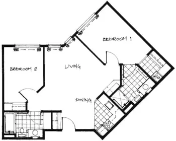 Floorplan of Country Meadow Village, Assisted Living, Sedro Woolley, WA 3