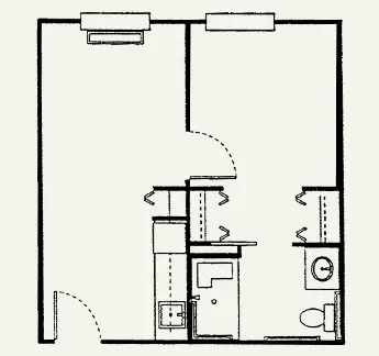 Floorplan of Eden Terrace of Spartanburg, Assisted Living, Memory Care, Spartanburg, SC 2