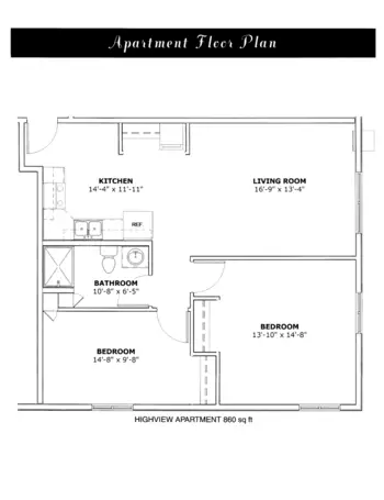 Floorplan of Keller Lake Commons, Assisted Living, Big Lake, MN 2