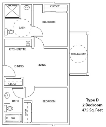 Floorplan of Meadowbrook at Agoura Hills, Assisted Living, Agoura Hills, CA 2