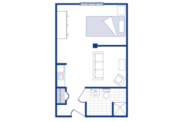 Floorplan of Morningside of Sterling, Assisted Living, Sterling, IL 4