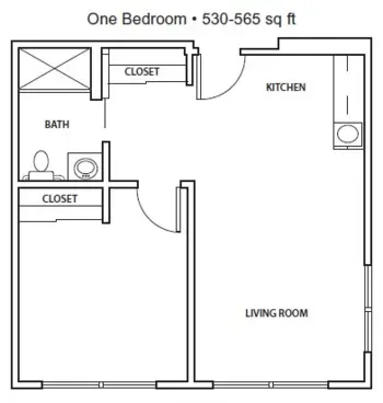 Floorplan of Princeton Village Assisted Living Community, Assisted Living, Clackamas, OR 1