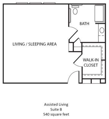 Floorplan of Rosemont, Assisted Living, Memory Care, Humble, TX 2