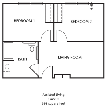Floorplan of Rosemont, Assisted Living, Memory Care, Humble, TX 3