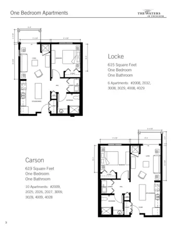 Floorplan of The Waters of Excelsior, Assisted Living, Memory Care, Excelsior, MN 7